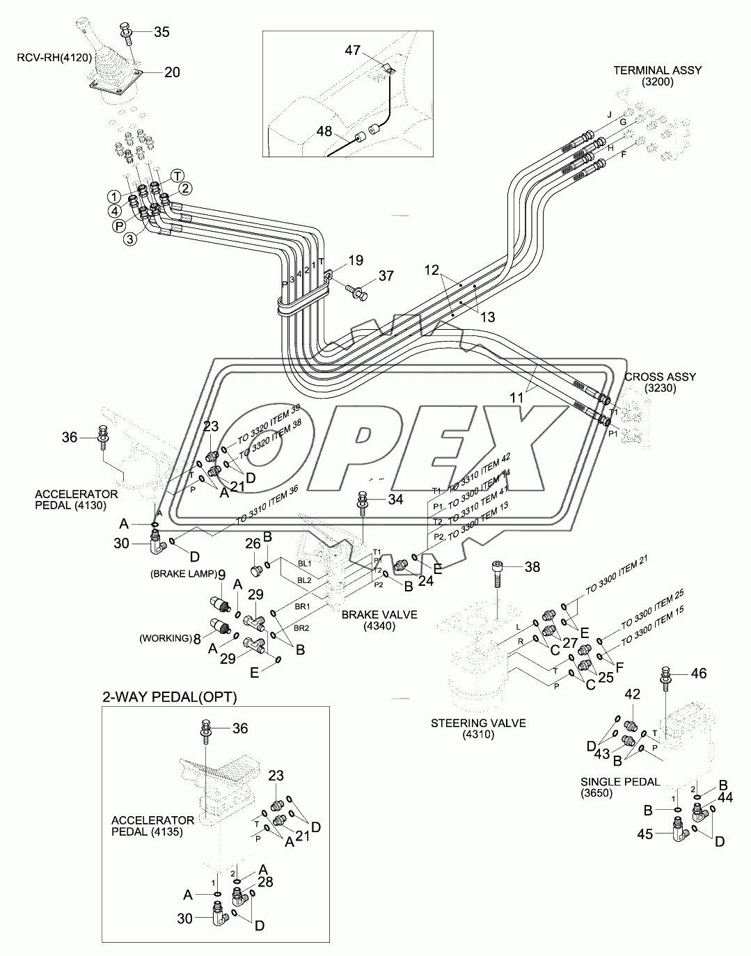 PILOT HYD PIPING (BOTTOM 2)