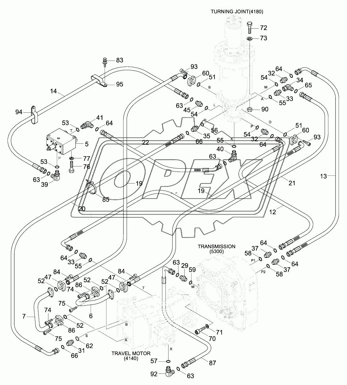 LOWER HYD PIPING 1