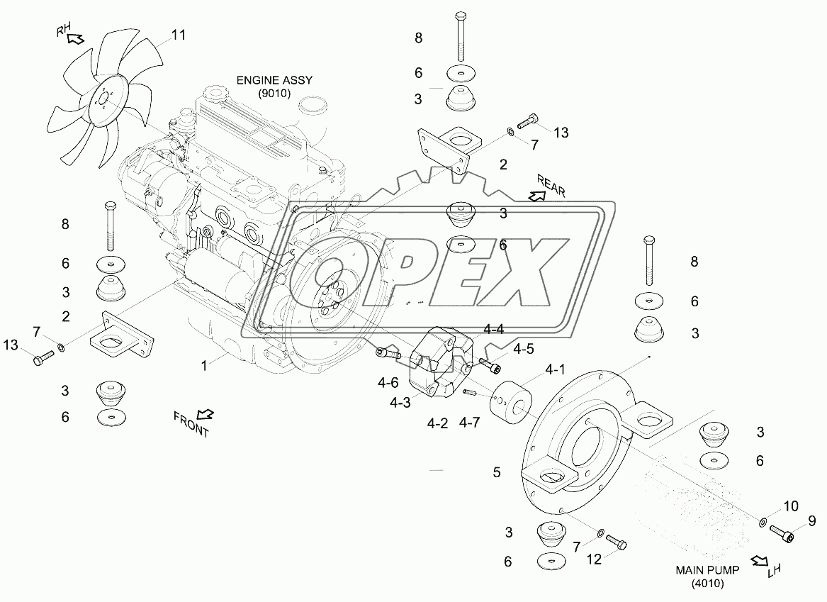 ENGINE MOUNTING