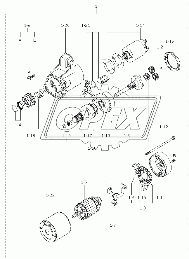 STARTER (12V-1.7KW)