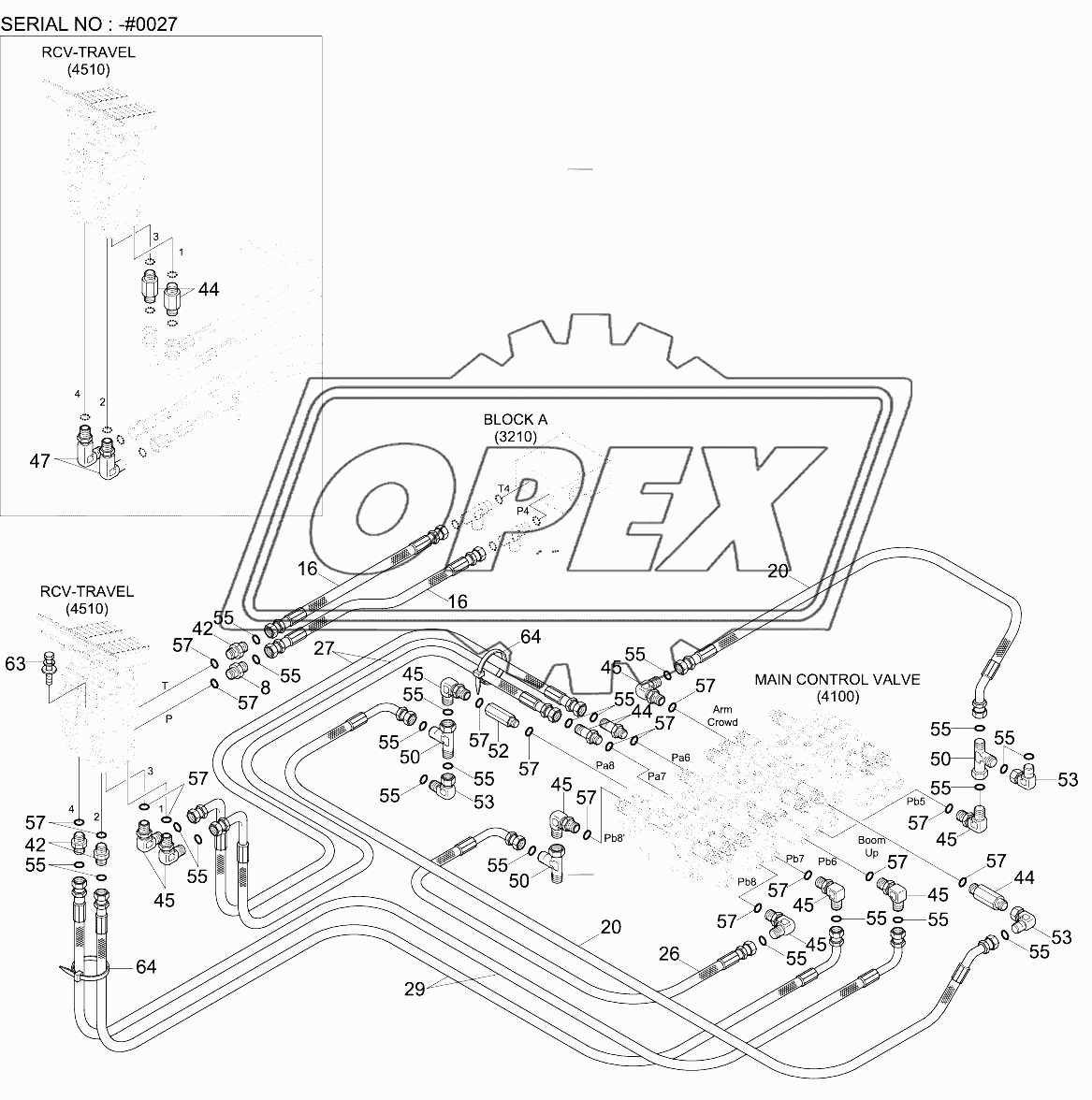 PILOT HYD PIPING 2 (TRAVEL)