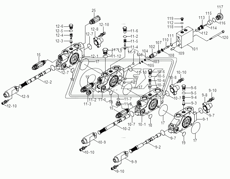 MAIN CONTROL VALVE (3/3)