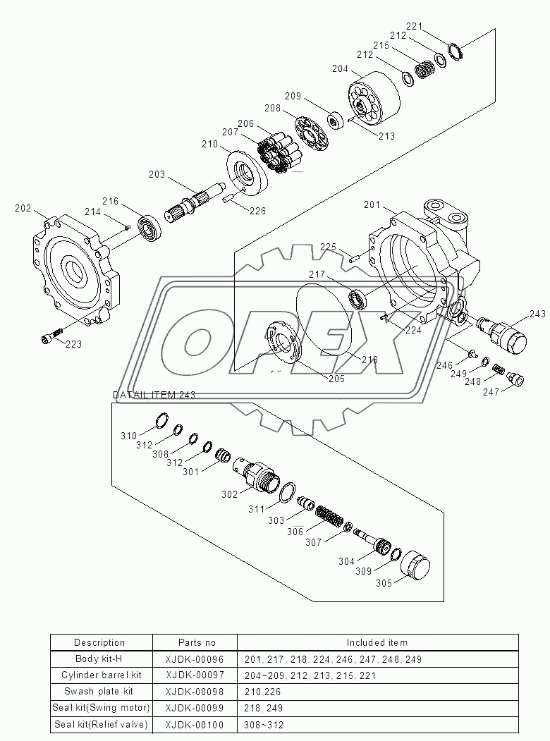 SWING MOTOR