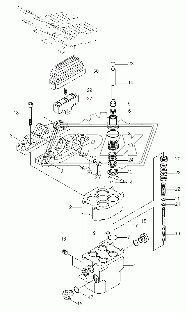 REMOTE CONTROL PEDAL (TRAVEL)