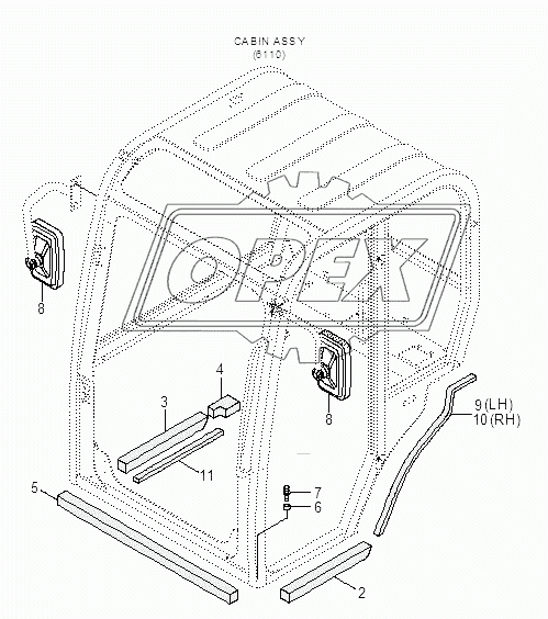 CABIN MOUNTING