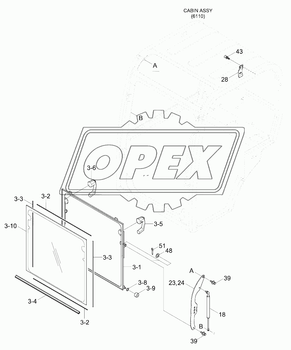 CABIN ASSY (5/5)