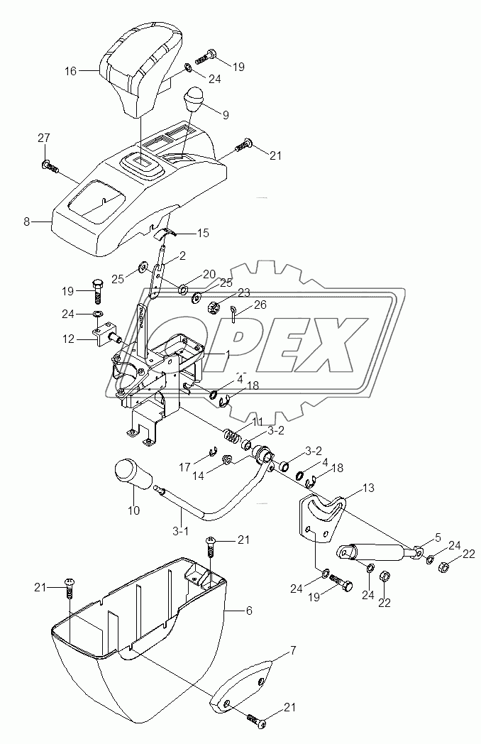 CONSOLE BOX-LH