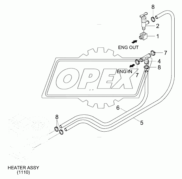 HEATER MOUNTING