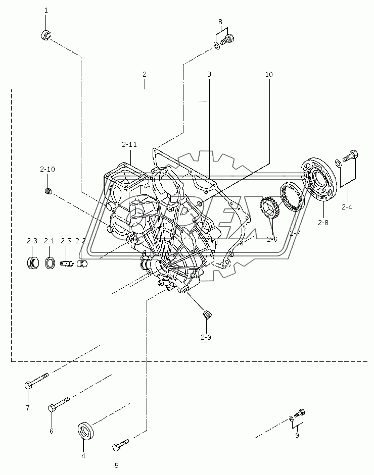 GEAR OR CHAIN CASE