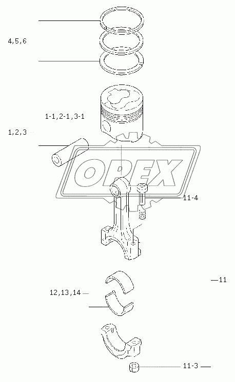 PISTON & CONNECTING ROD