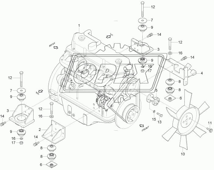 ENGINE MOUNTING