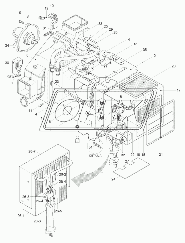 AIRCON & HEATER UNIT (-#0498)