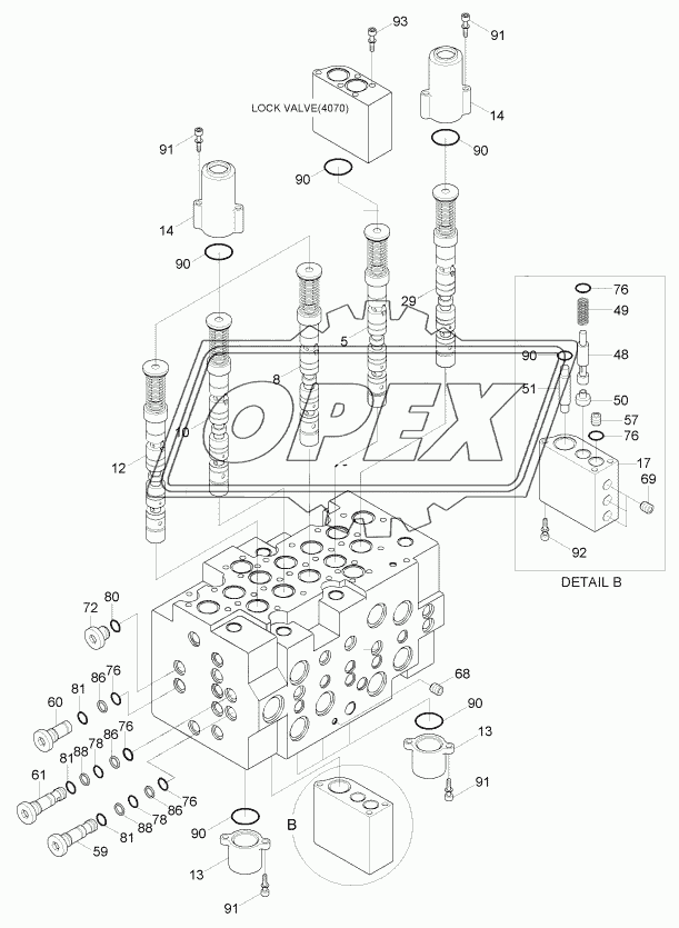 MAIN CONTROL VALVE (2/4)