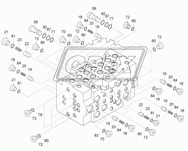 MAIN CONTROL VALVE (3/4)