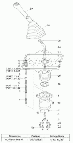 REMOTE CONTROL LEVER