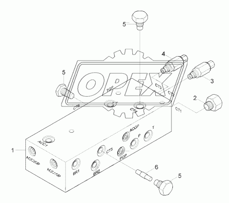 BRAKE SUPPLY VALVE