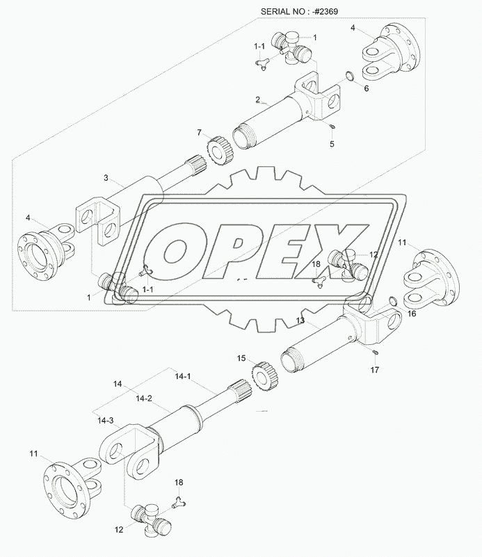 PROPELLER SHAFT (-#2468)