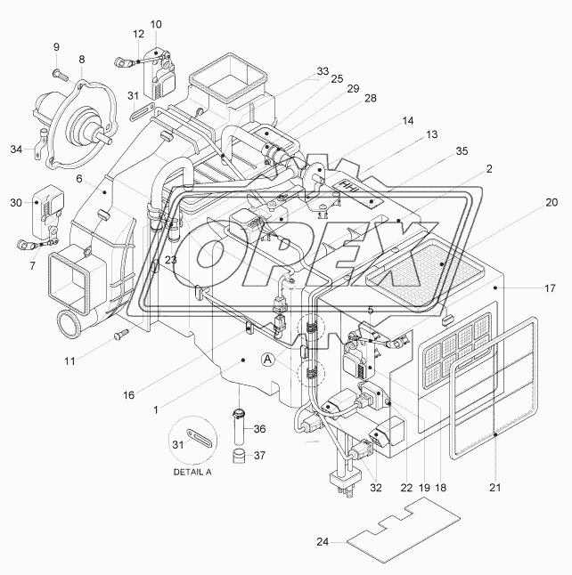 HEATER UNIT (-#0498)