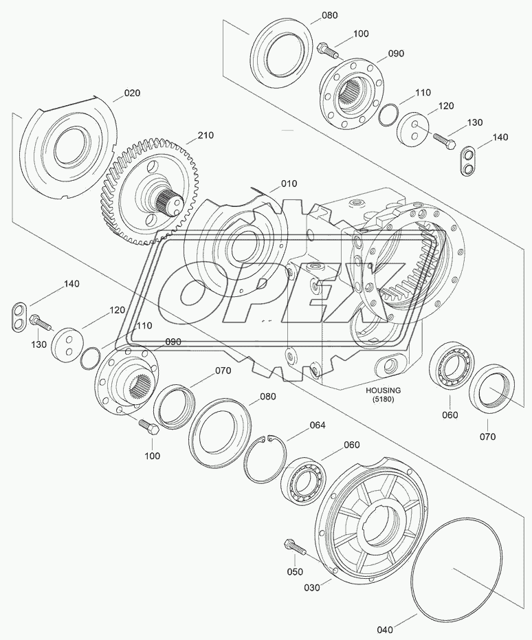 TRANSMISSION OUTPUT GROUP (-#0978)