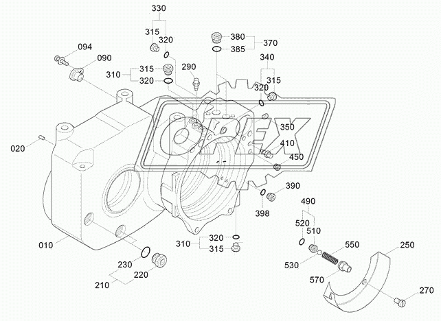 TRANSMISSION HOUSING (#0979-)