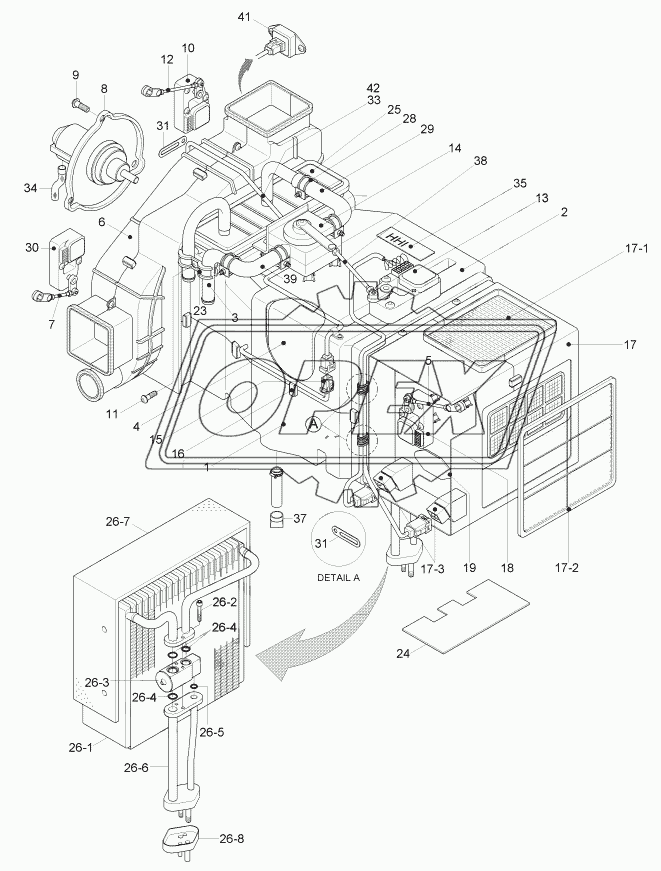 AIRCON & HEATER UNIT-FATC