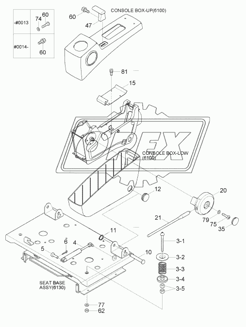 CONSOLE BOX (2/2, LH)