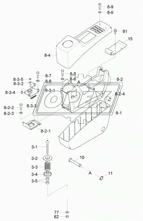 CONSOLE BOX (RH)