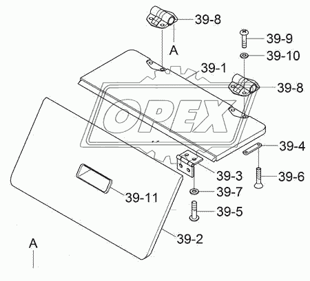 STORAGE BOX COVER ASSY