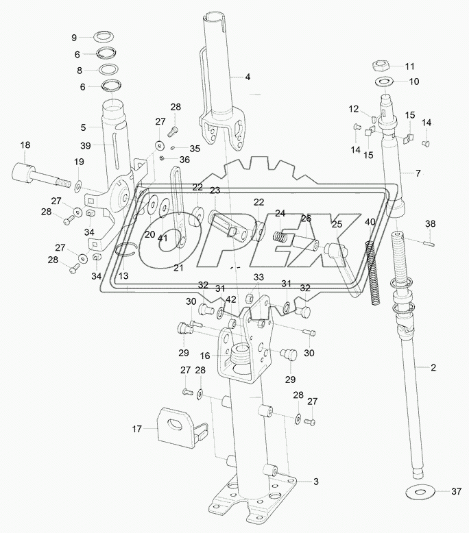 STEERING COLUMN (-#0678)