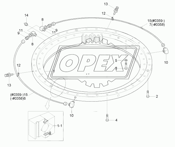 SWING RING GREASE LUB SYSTEM