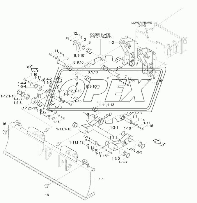 DOZER BLADE-FRONT