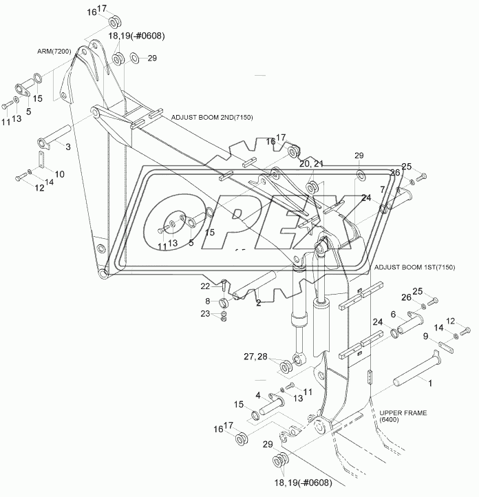 BOOM MOUNTING (ADJUST BOOM)