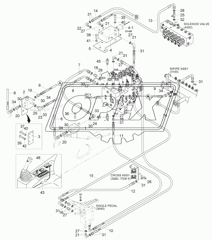 DOUBLE ACTING MAIN PIPING KIT