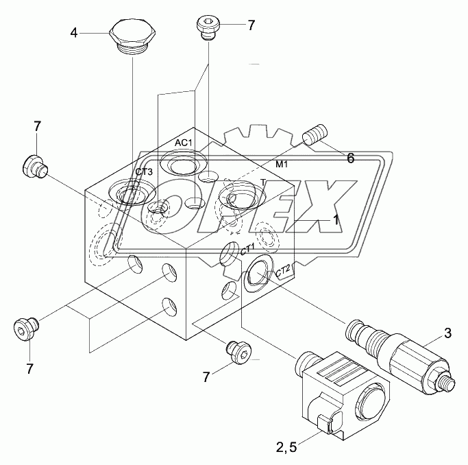 TRAVEL CONTROL VALVE