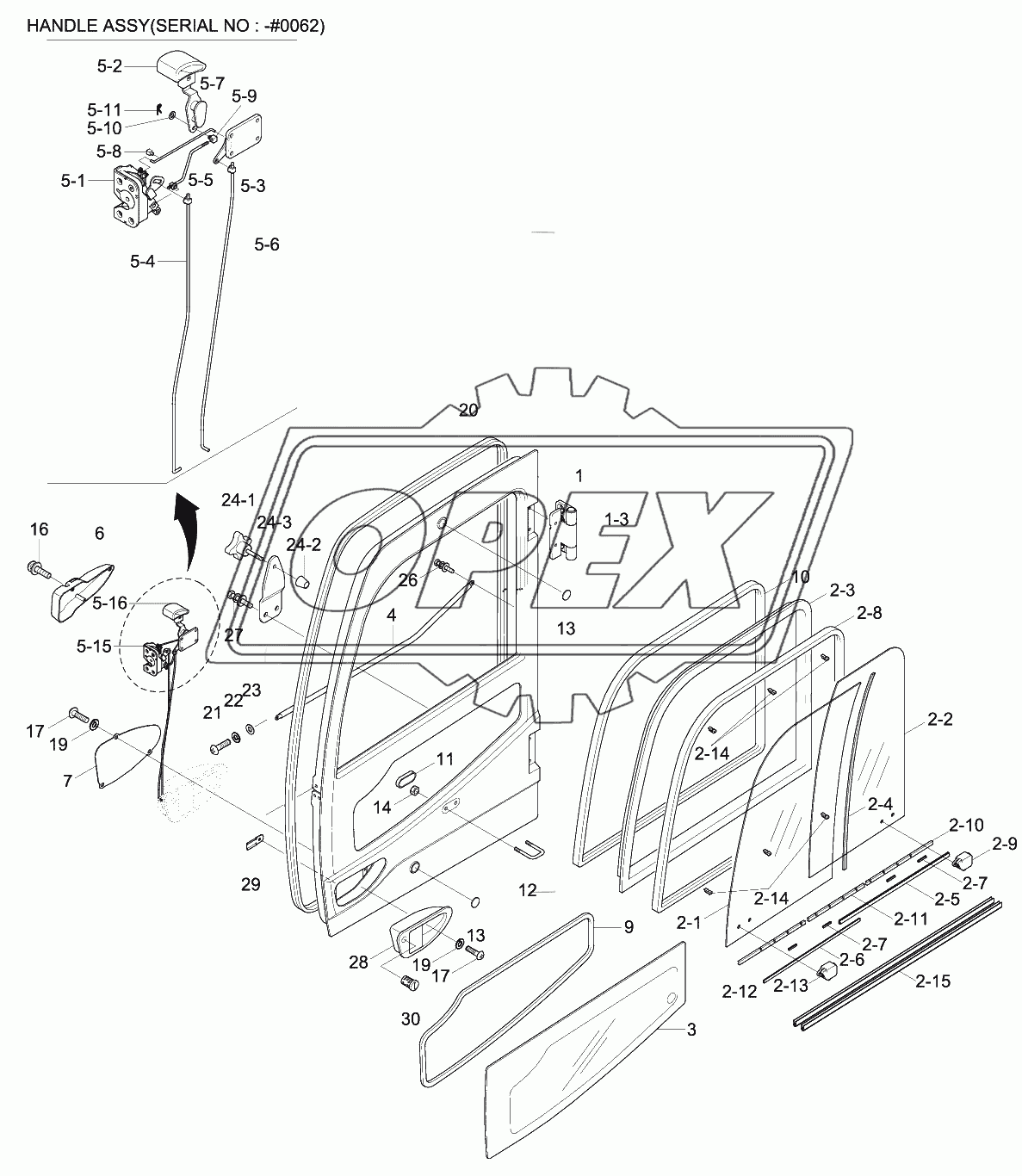 CAB ASSY (4/4, DOOR)