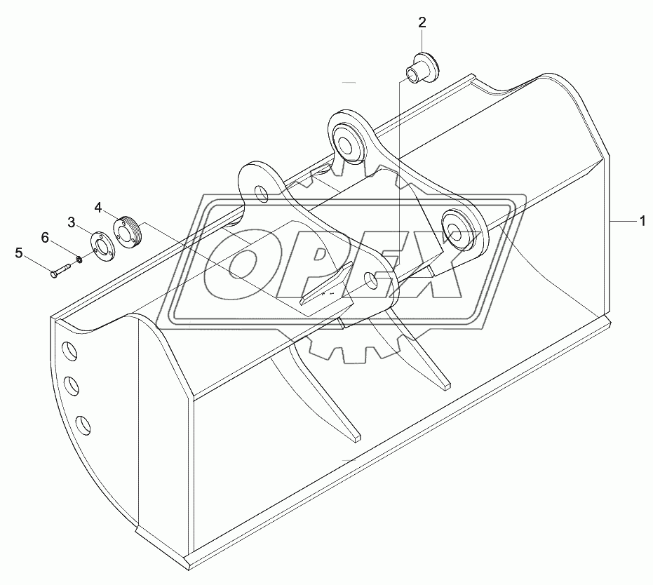 BUCKET (0.75M3 SAE HEAPED D/CLEANING)