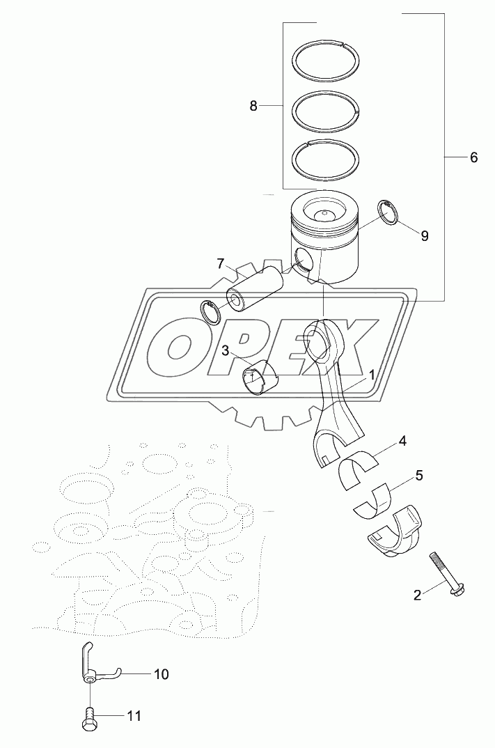 CONNECTING ROD & PISTON