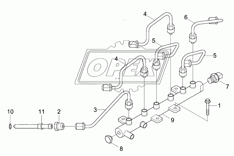 FUEL INJECTOR PLUMBING