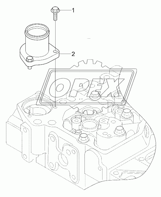 WATER OUTLET CONNECTION