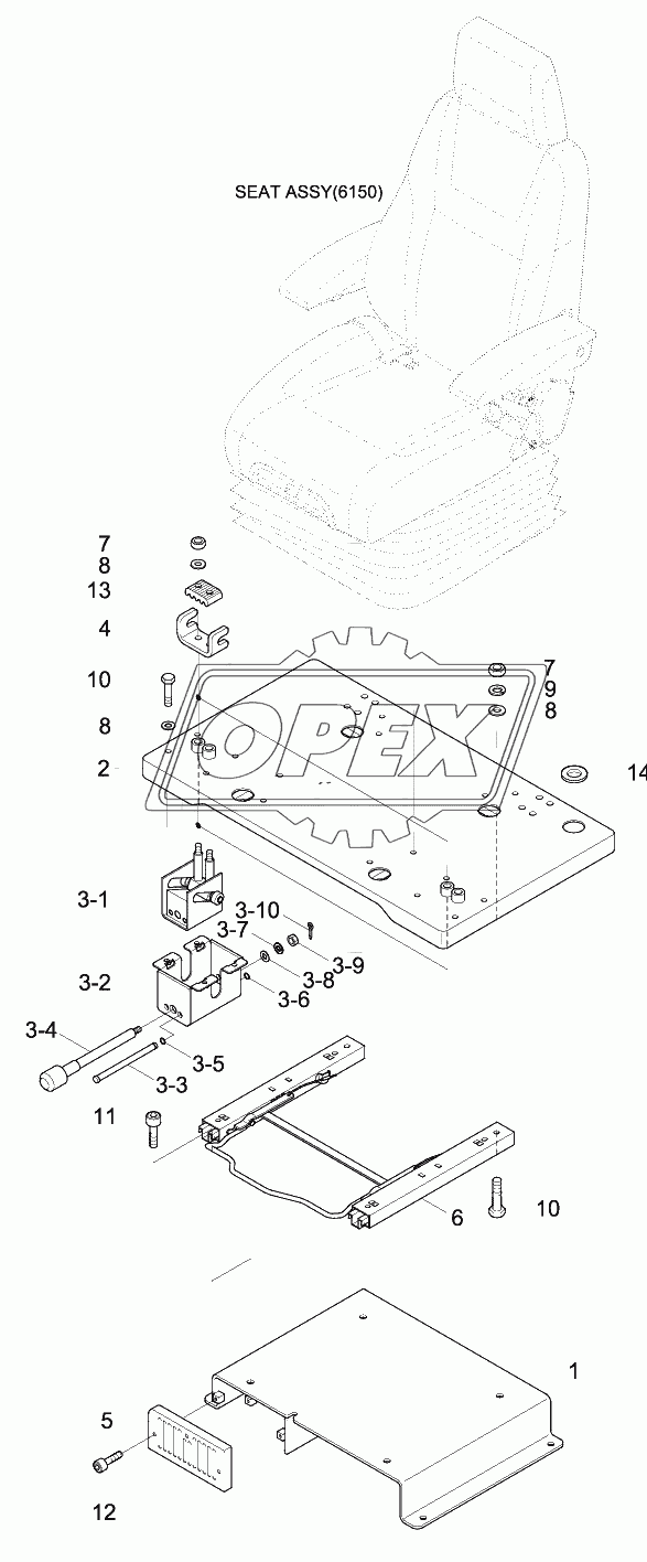 SEAT BASE ASSY