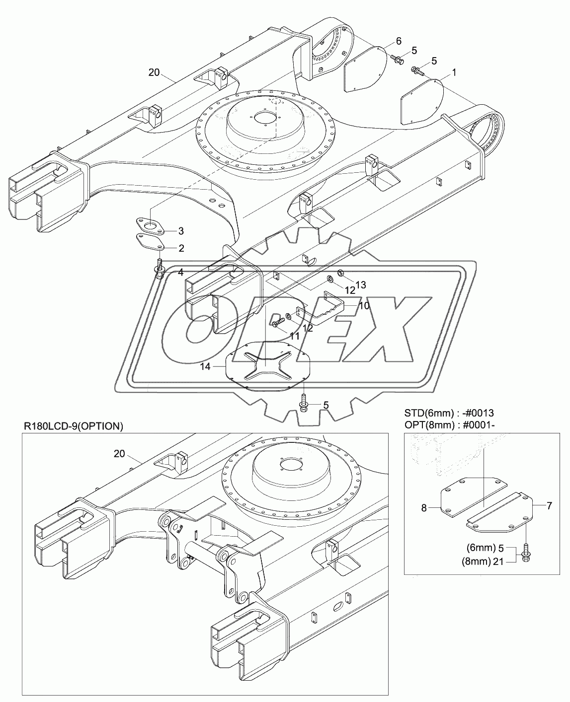 LOWER FRAME & COVER