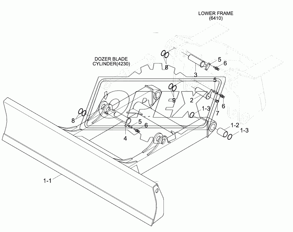 DOZER BLADE (R18LCD-9)