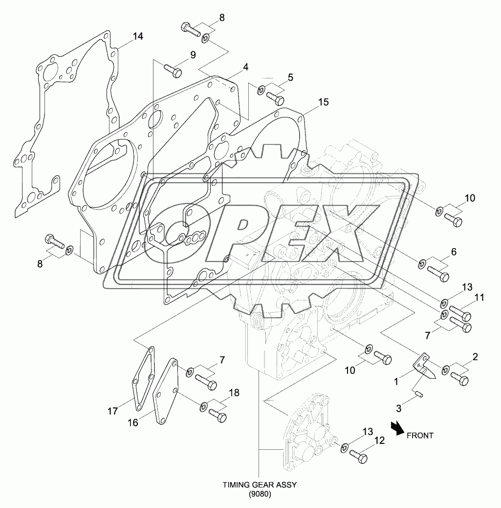 TIMING GEAR CASE 2