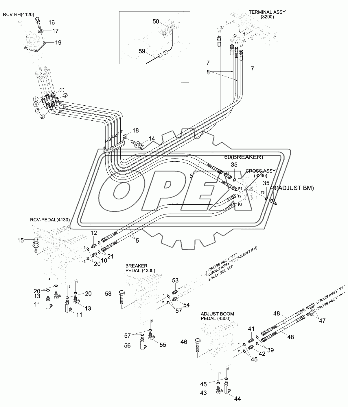 PILOT HYD PIPING (BOTTOM 2)