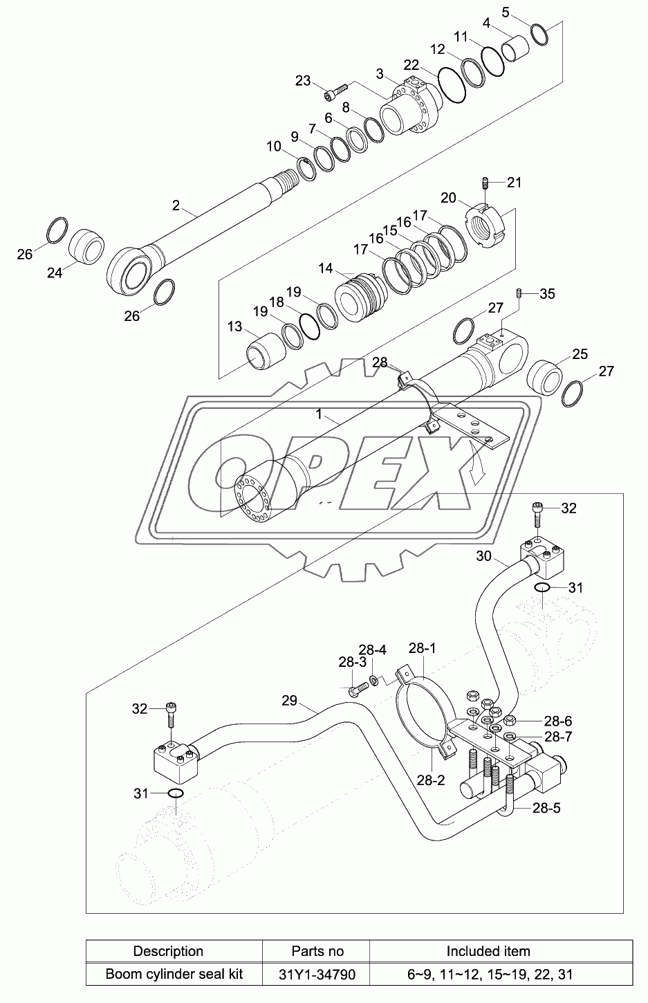 BOOM CYLINDER