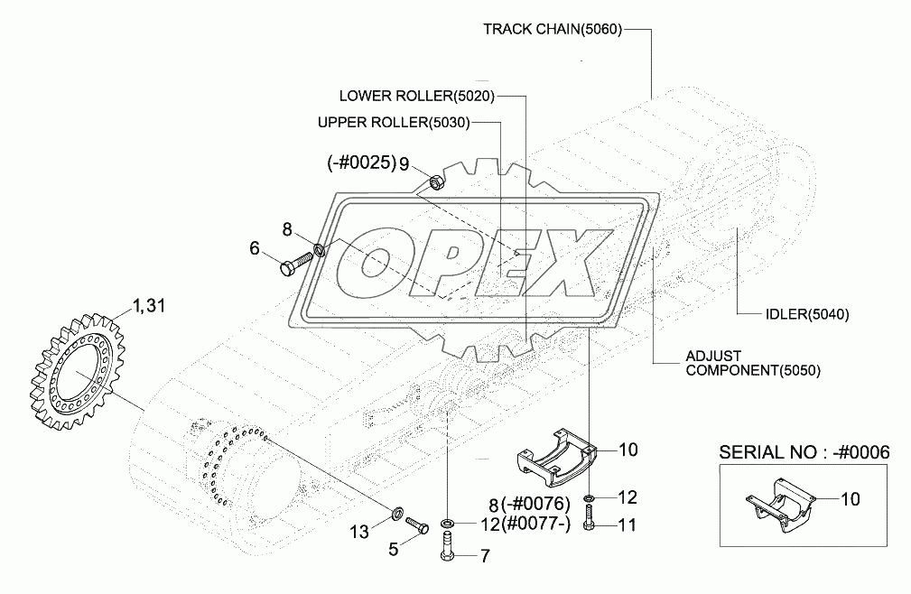 UNDERCARRIAGE MOUNTING