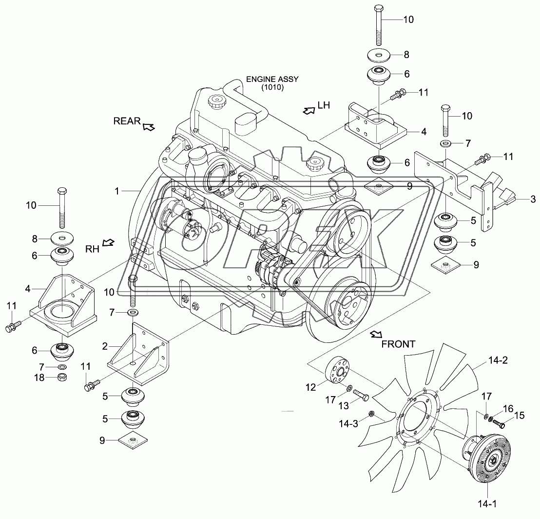 ENGINE MOUNTING