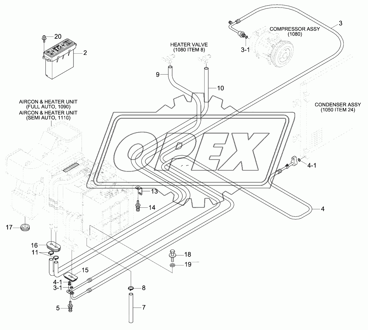 AIR CONDITIONER BOTTOM SUB