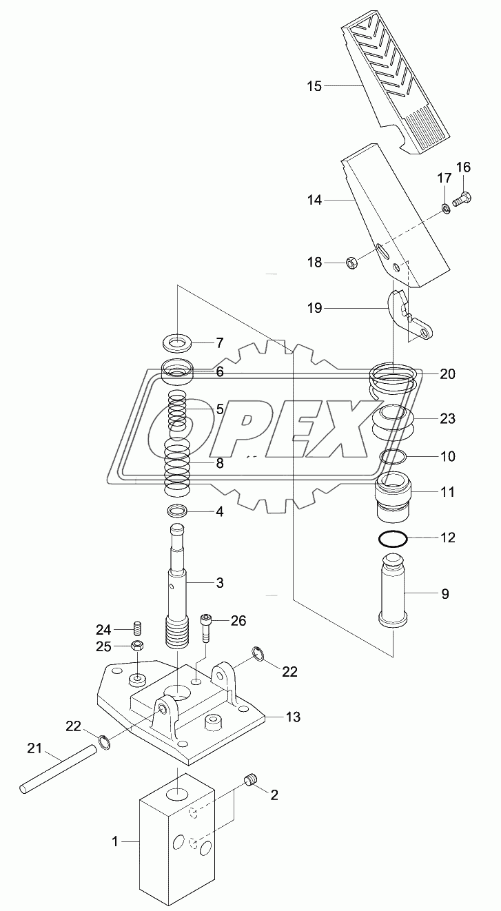 ACCELERATOR PEDAL (STD)