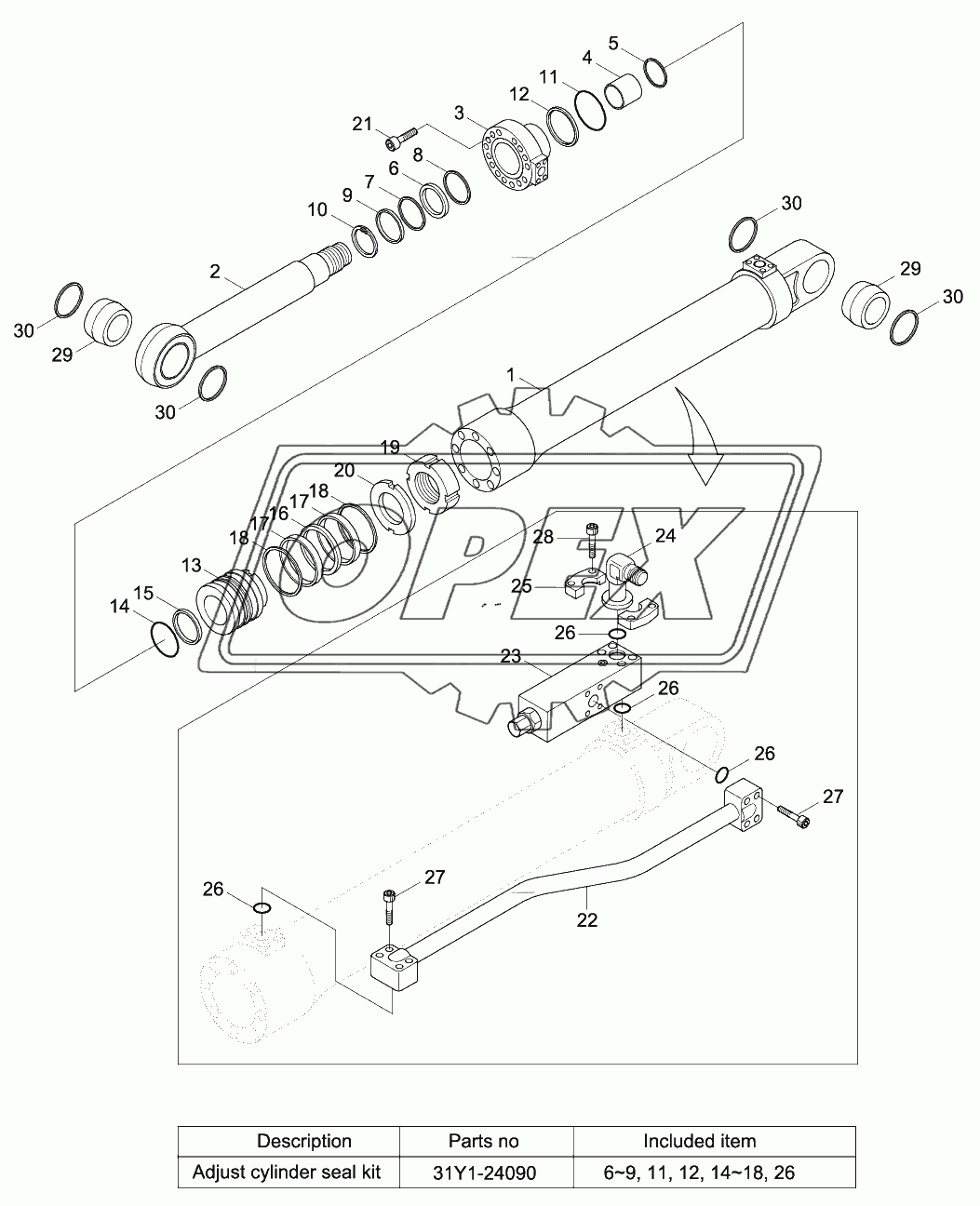 ADJUST CYLINDER